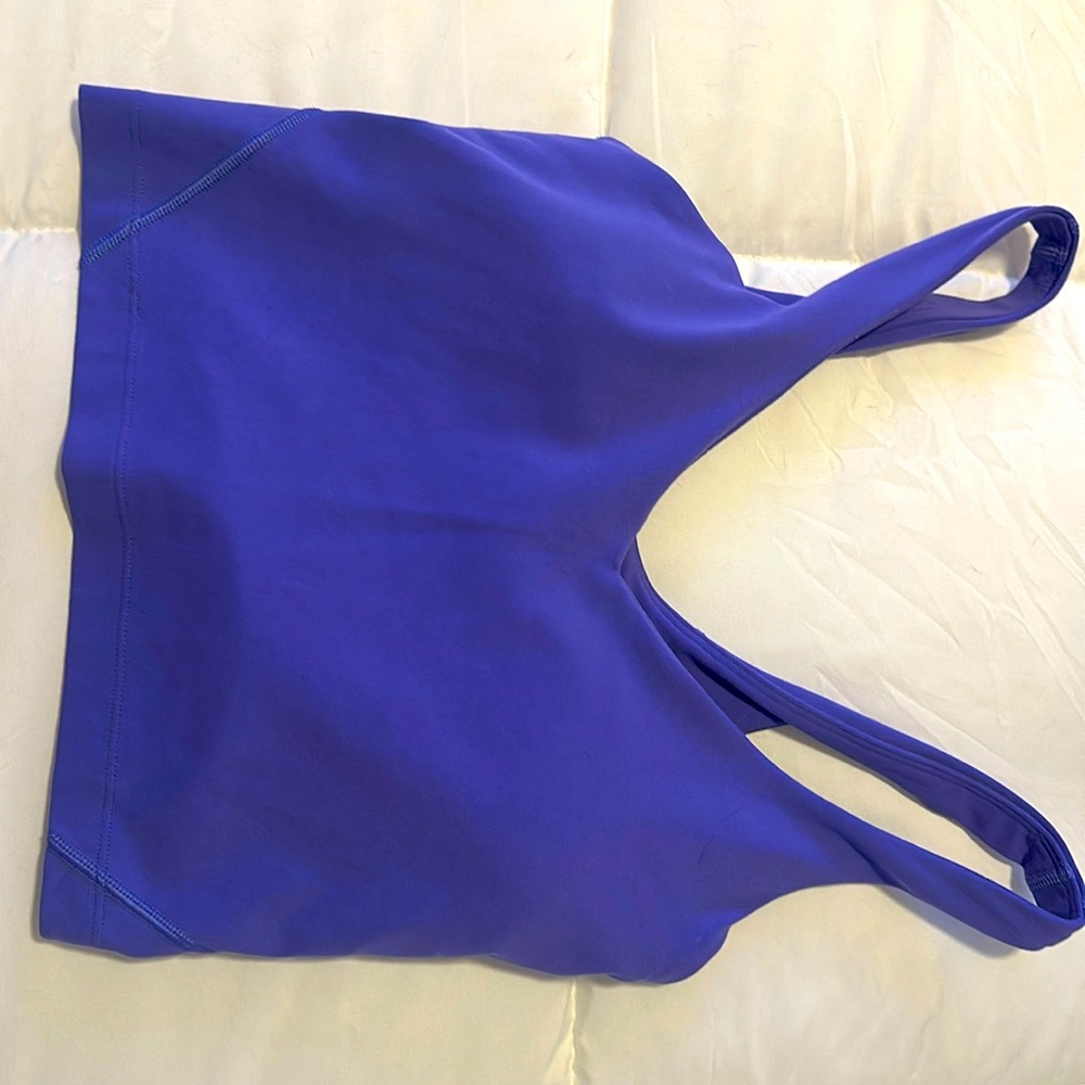 Lululemon align tank charged indigo size 2